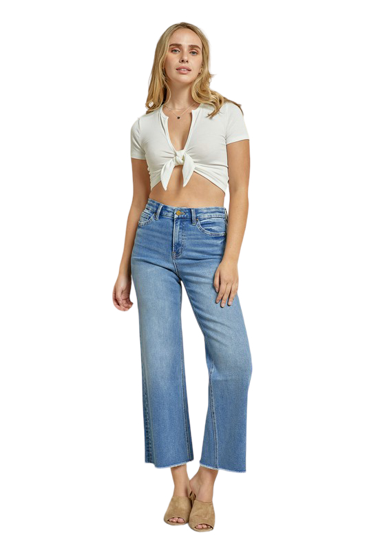 MICAH NOVELTY WIDE LEG JEAN main image 1