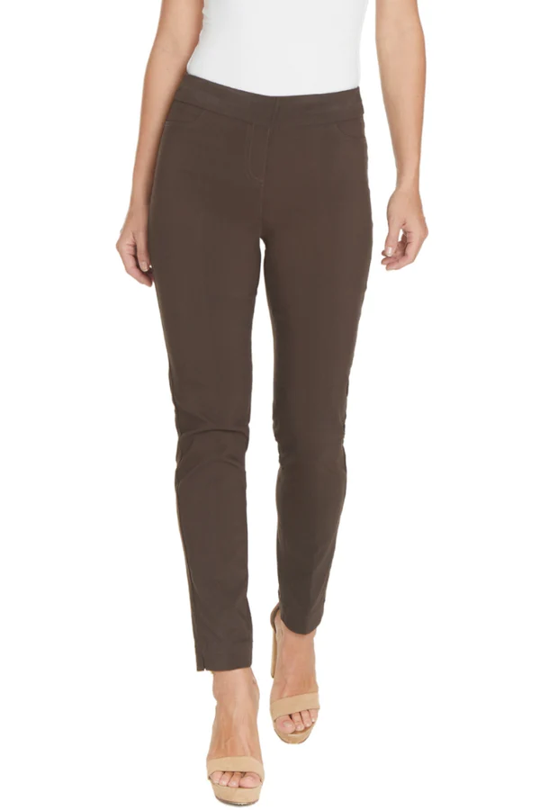 MULTIPLES CHOCOLATE TUMMY CONTROL PANT - 6th Street Fashions