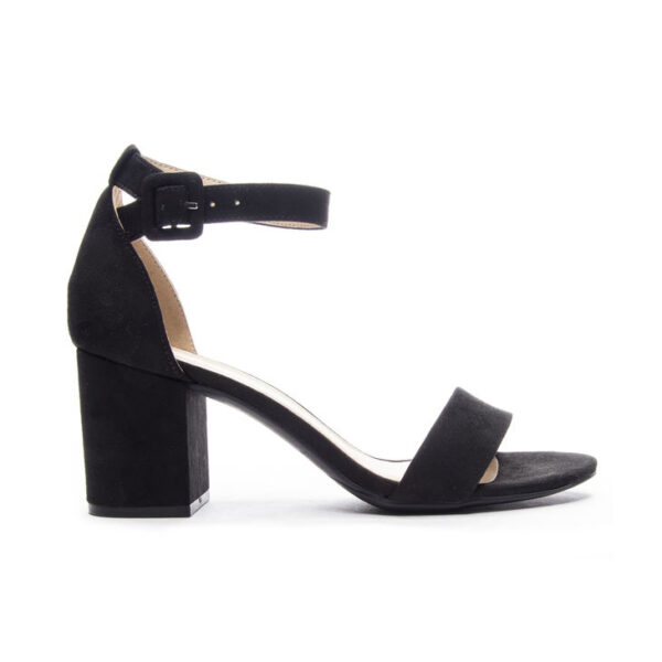 CL BY CHINESE LAUNDRY JODY BLACK SUPER SUEDE CHUNKY ANKLE STRAP HEEL - Image 2