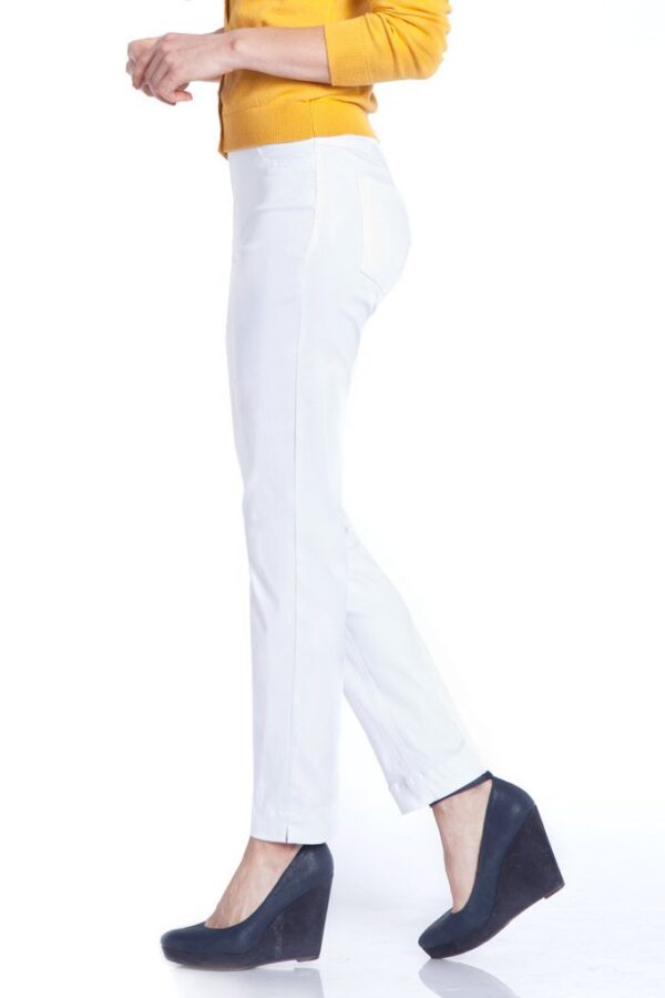 MULTIPLES WHITE SLIMSATIONS ANKLE PANT - Image 3