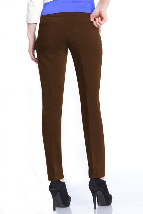 MULTIPLES CHOCOLATE SLIMSATIONS ANKLE PANT - Image 4