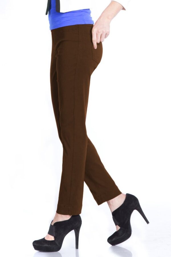 MULTIPLES CHOCOLATE SLIMSATIONS ANKLE PANT - Image 3