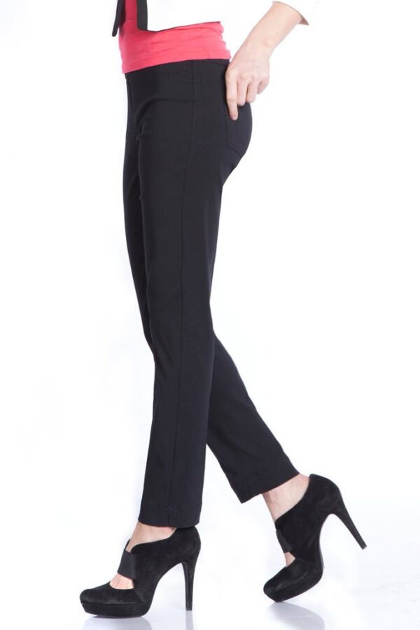 MULTIPLES BLACK SLIMSATIONS ANKLE PANT - Image 3