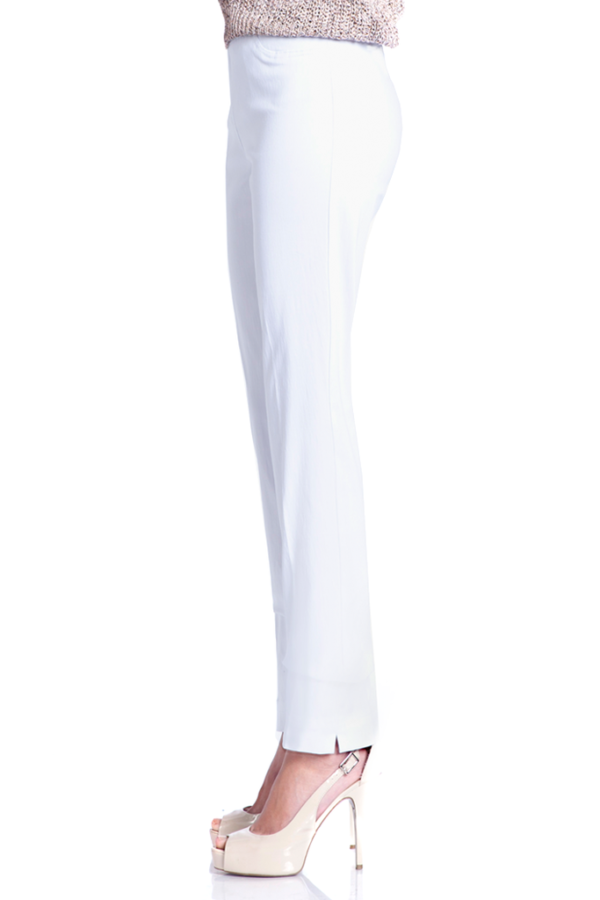 MULTIPLES WHITE TUMMY CONTROL NARROW LEG PANT - Image 3
