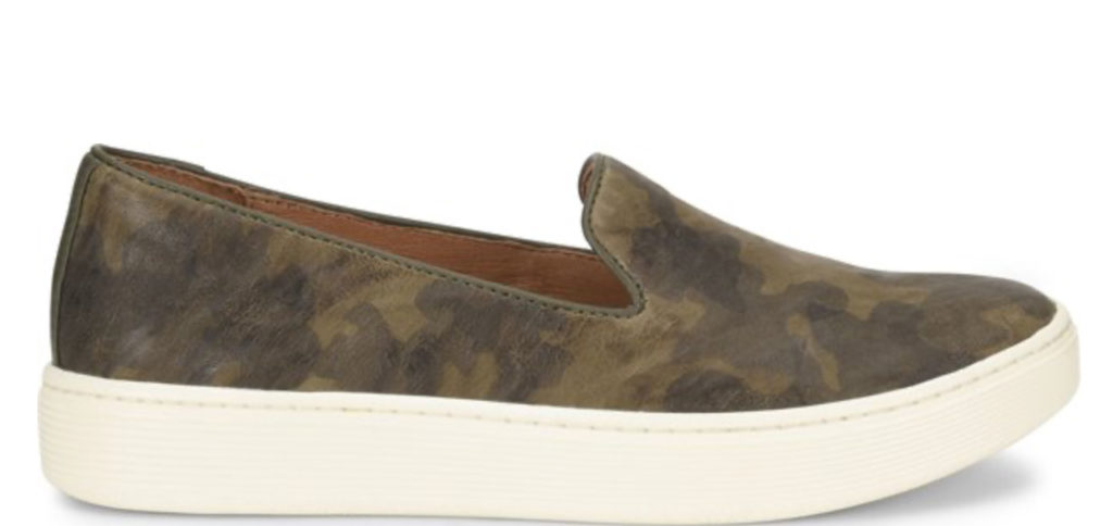 SOFFT SOMERS SLIP-ON IN OLIVE CAMO - 6th Street Fashions & Footwear ...