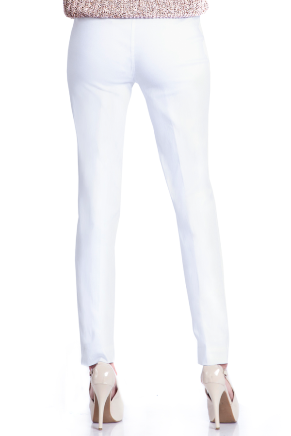 MULTIPLES WHITE TUMMY CONTROL NARROW LEG PANT - Image 4