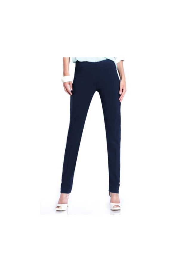MULTIPLES MIDNIGHT NAVY TUMMY CONTROL NARROW LEG PANT
