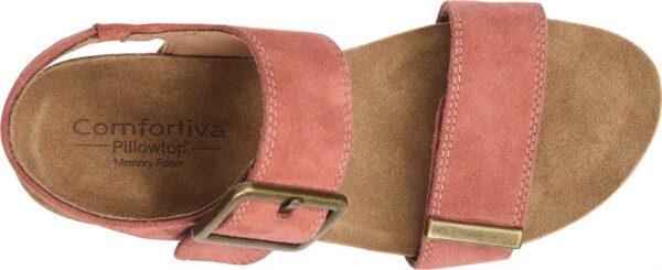 COMFORTIVA EMBERLY IN CORAL SUEDE - Image 4