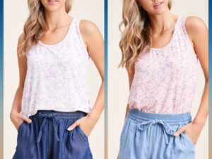 DENIM ELASTIC WAIST SHORTS
