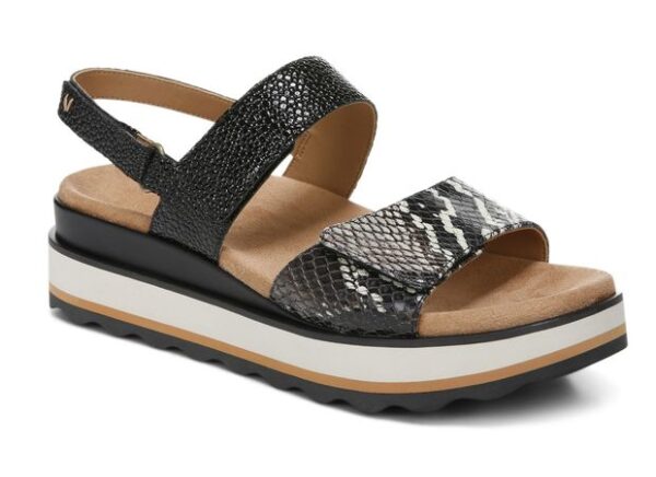 VIONIC BRIELLE IN BLACK SNAKE