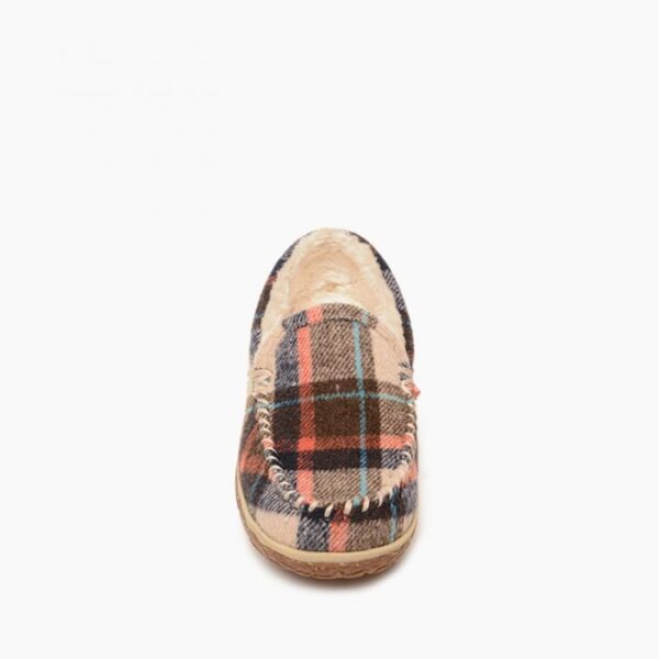 MINNETONKA TEMPE MOC BROWN AUTUMN PLAID - Image 6