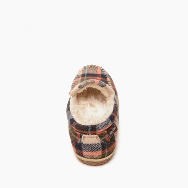 MINNETONKA TEMPE MOC BROWN AUTUMN PLAID - Image 4