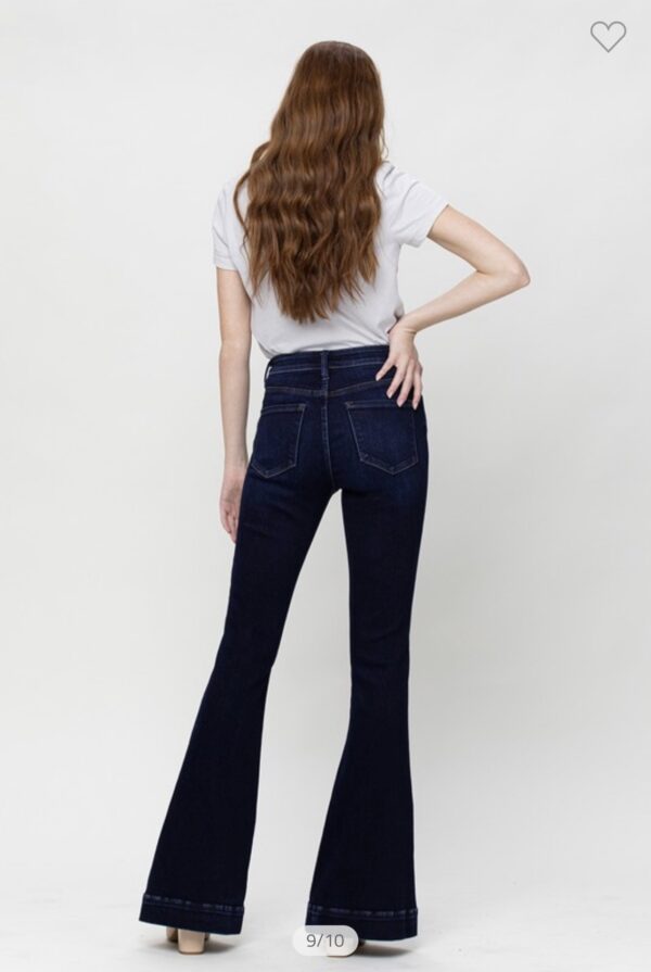 VERVET BY FLYING MONKEY TROUSER HEM HIGH RISE FLARES - Image 6