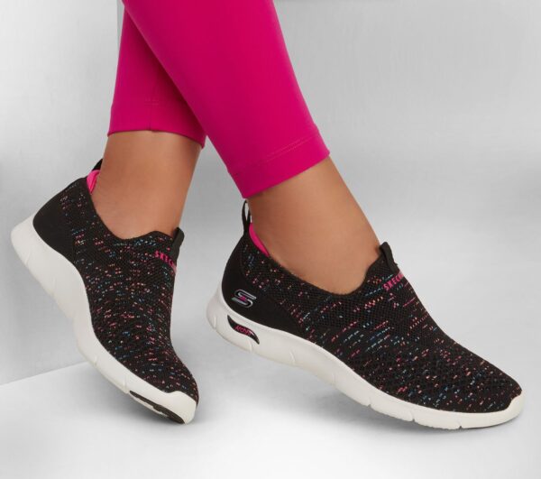 SKECHERS BLACK MULTI ARCH FIT REFINE - Image 2