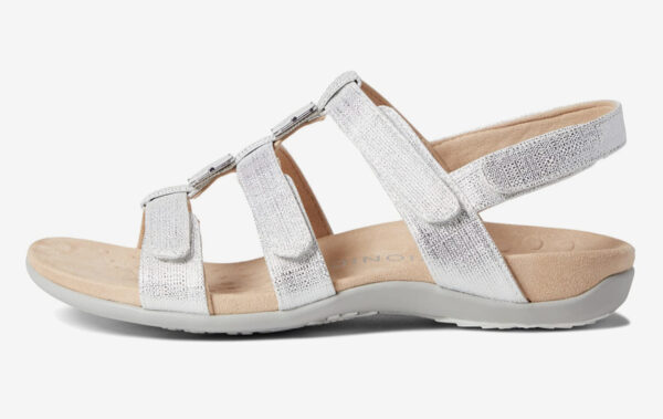 VIONIC AMBER SANDAL IN SILVER - Image 2