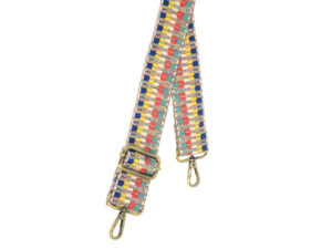 JOY SUSAN 1.5 MULTI EMBROIDERED GUITAR STRAP