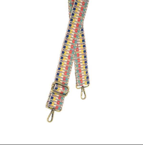 JOY SUSAN 1.5 MULTI EMBROIDERED GUITAR STRAP