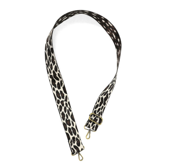 JOY SUSAN 2" LEOPARD GUITAR STRAP