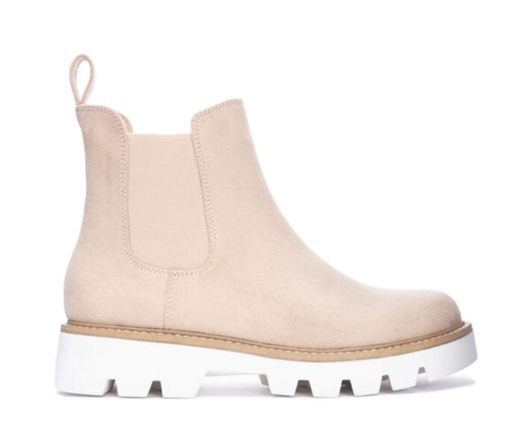 CL BY CHINESE LAUNDRY PIPER CREAM FINE SUEDE BOOTIE - Image 2