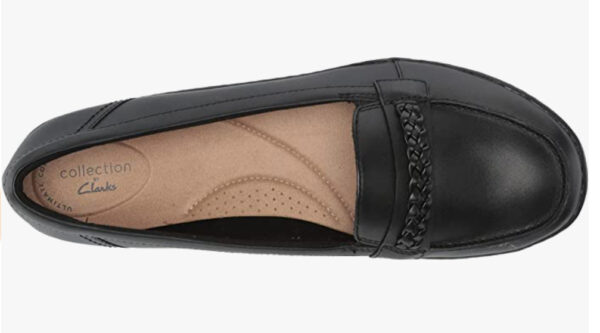 CLARKS CORA VIOLA BLACK LEATHER - Image 3
