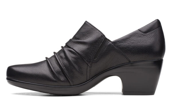CLARKS EMILY COVE BLACK LEATHER - Image 3