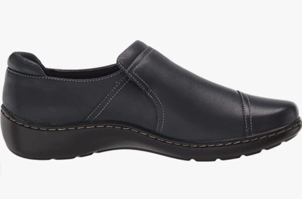 CLARKS CORA POPPY NAVY LEATHER - Image 2