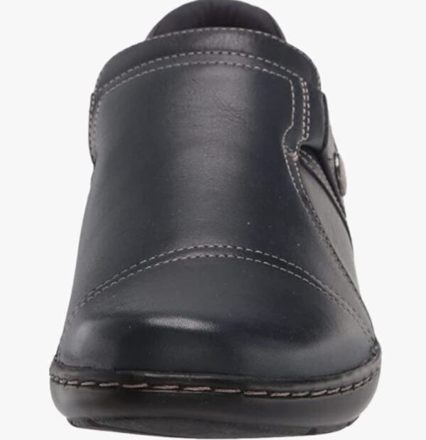 CLARKS CORA POPPY NAVY LEATHER - Image 5