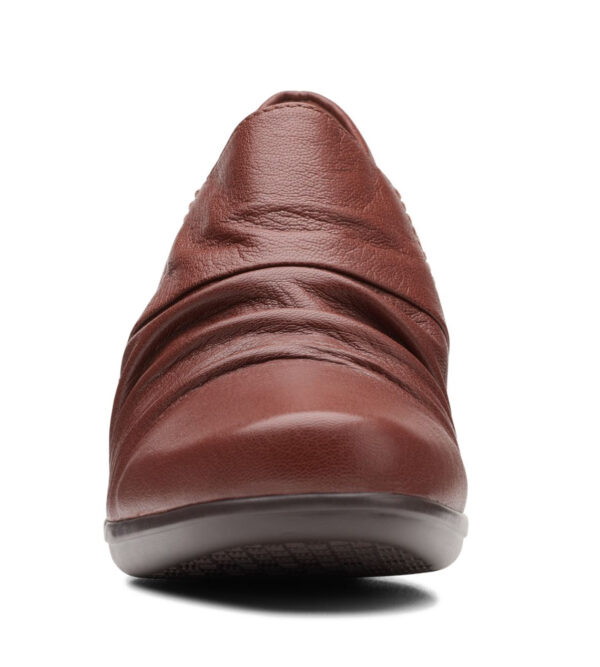 CLARKS EMILY COVE DARK TAN LEATHER - Image 5