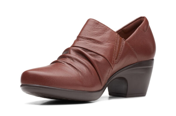 CLARKS EMILY COVE DARK TAN LEATHER - Image 4