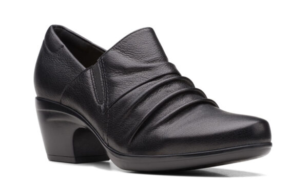 CLARKS EMILY COVE BLACK LEATHER - Image 5