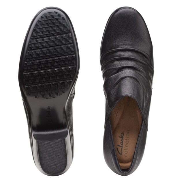 CLARKS EMILY COVE BLACK LEATHER - Image 2