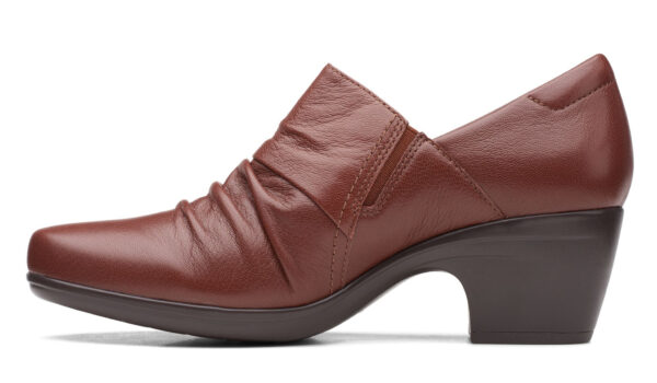 CLARKS EMILY COVE DARK TAN LEATHER - Image 3