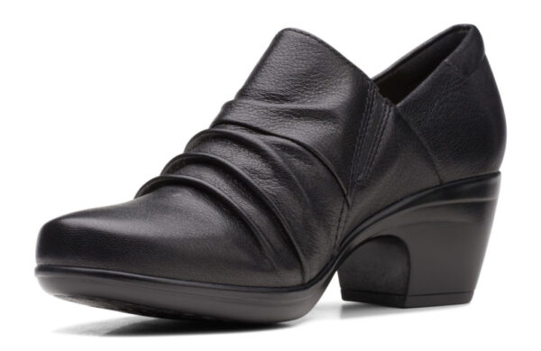 CLARKS EMILY COVE BLACK LEATHER - Image 6