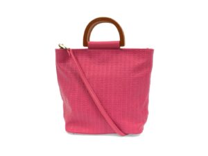 JOY SUSAN WOVEN WOOD HANDLE TOTE