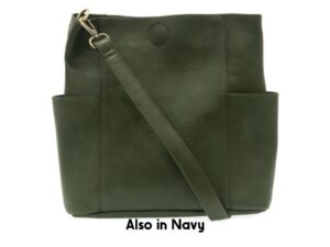 JOY SUSAN KAYLEIGH SIDE POCKET BUCKET BAG