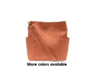 JOY SUSAN KAYLEIGH SIDE POCKET BUCKET BAG