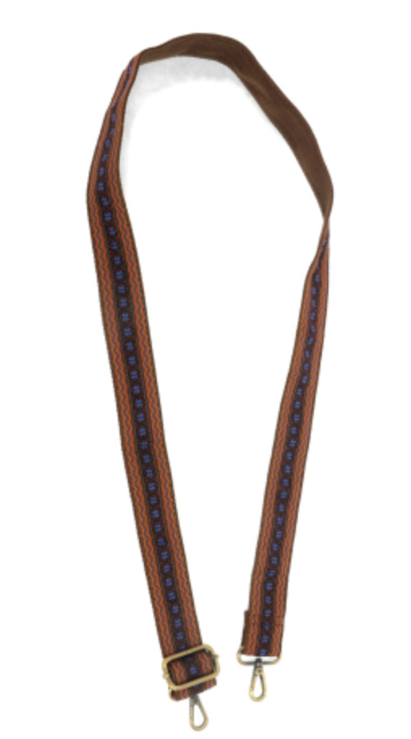 JOY SUSAN 1.5" FAIR ISLE MULTI GUITAR STRAP
