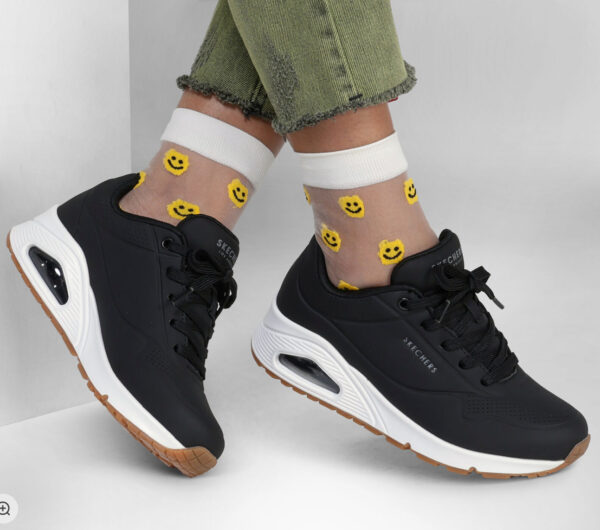 SKECHERS UNO STAND ON AIR WEDGE SNEAKER - Image 5