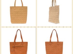 JOY SUSAN WILLA WOVEN NORTH/SOUTH TOTE
