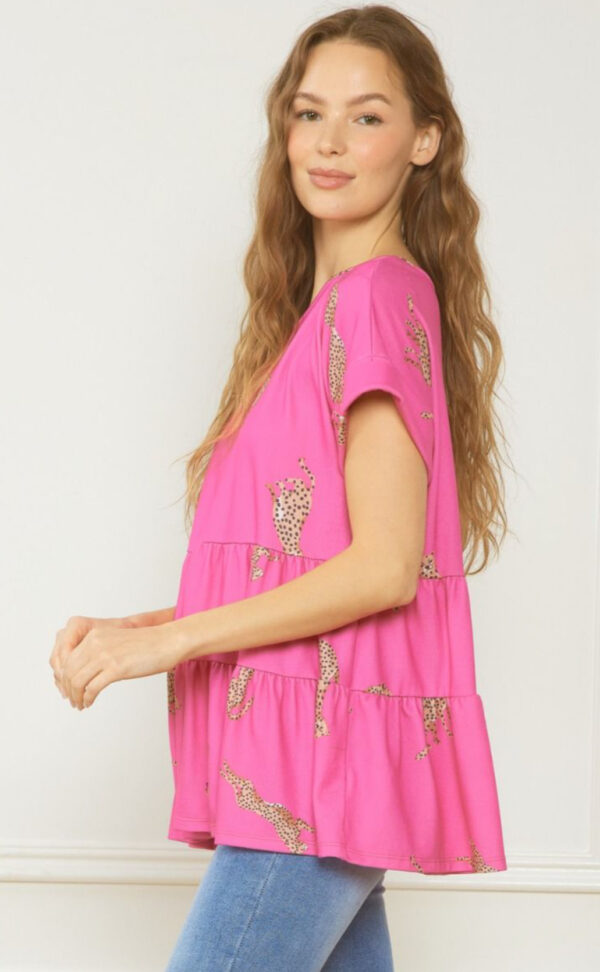 CHEETAH PRINT BABYDOLL SWEATER*NOW 75% OFF* - Image 6