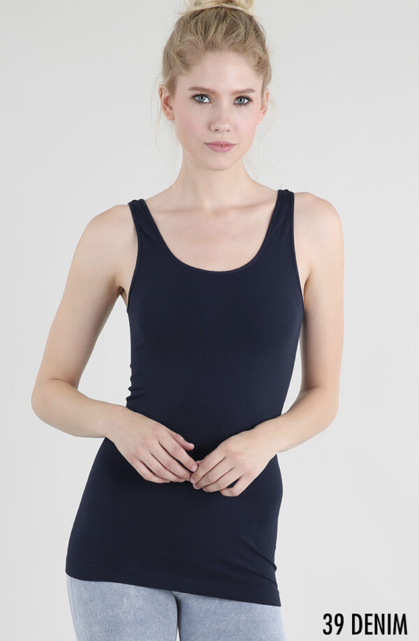 DENIM SEAMLESS TANK
