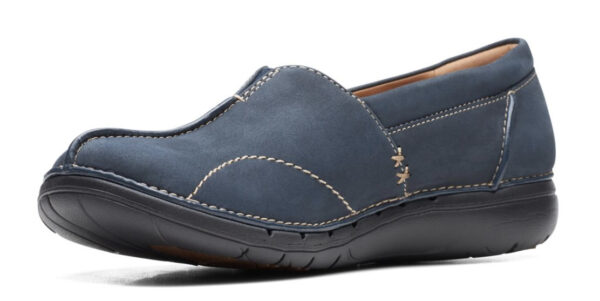 CLARKS UNLOOP STRIDE NAVY NUBUCK - Image 4