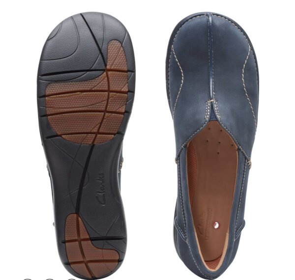 CLARKS UNLOOP STRIDE NAVY NUBUCK - Image 6