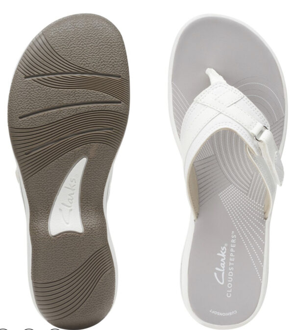 CLARKS BREEZE SEA WHITE - Image 2