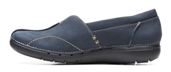 CLARKS UNLOOP STRIDE NAVY NUBUCK - Image 3