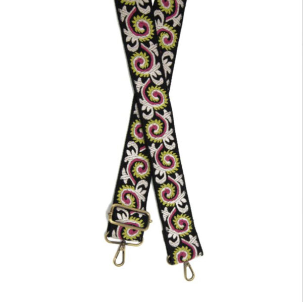 JOY SUSAN 2" LEMON GRASS VINES GUITAR STRAP