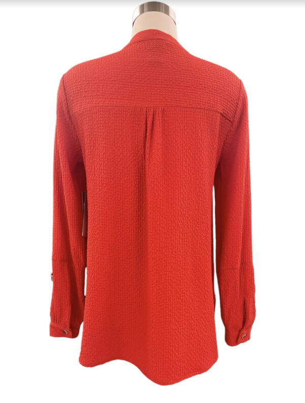 MULTIPLES BUTTON FRONT BAND COLLAR BLOUSE*NOW 75% OFF* - Image 3