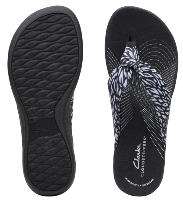 CLARKS ARLA GLISON BLACK ABSTRACT - Image 2