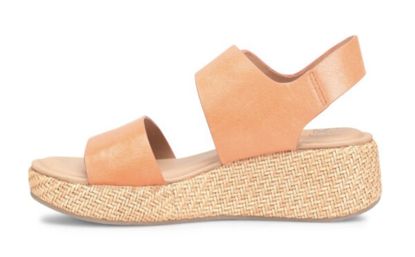 SOFFT FAEDRA WEDGE SANDAL IN SUNSET ORANGE - Image 2