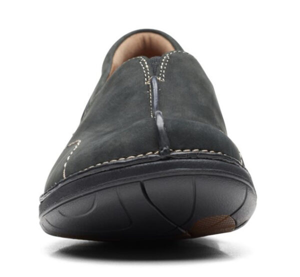 CLARKS UNLOOP STRIDE BLACK  NUBUCK - Image 4